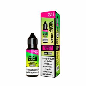SWEET GREEN GRAPE 10ML NIC SALT VAPES BARS GHOST