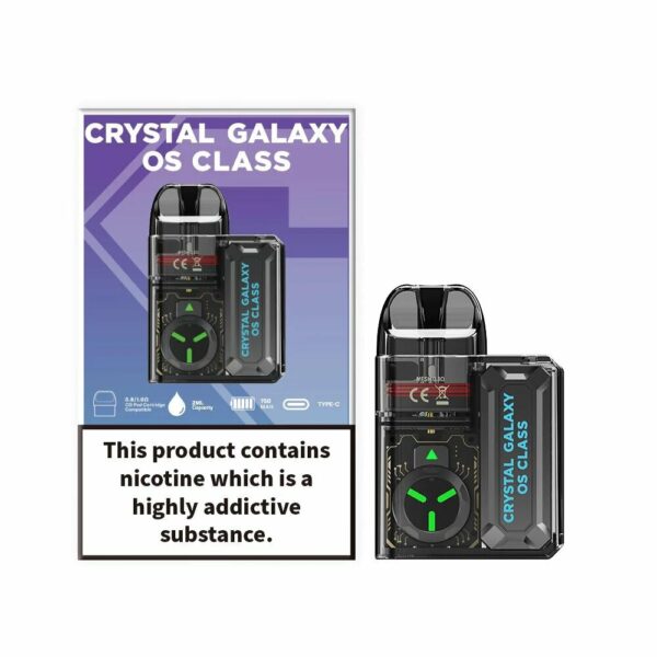 CRYSTAL GALAXY OS CLASS POD VAPE KIT 750MAH - Image 2