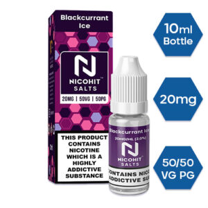 BLACKCURRANT ICE 10ML NIC SALT NICOHIT