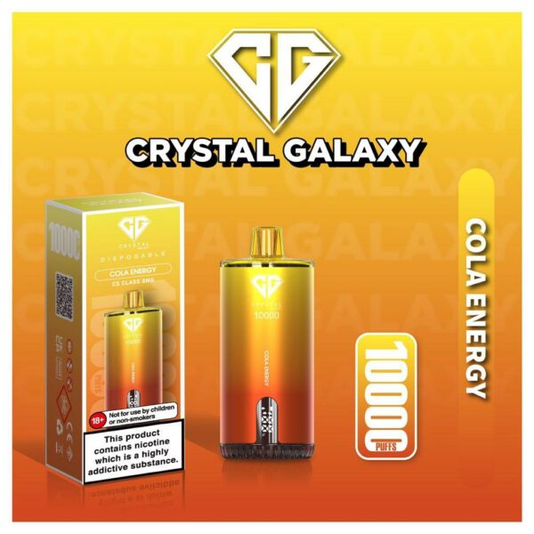 CRYSTAL GALAXY 10000 DISPOSABLE VAPE KIT 0MG - Image 2
