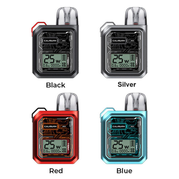 UWELL CALIBURN GK3 POD VAPE KIT 900MAH - Image 2