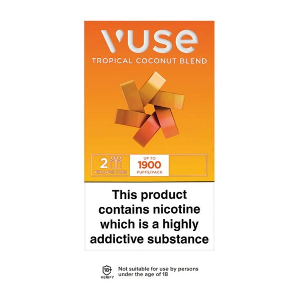 VUSE PRO PREFILLED PODS NIC SALT PACK OF 2 - Image 6