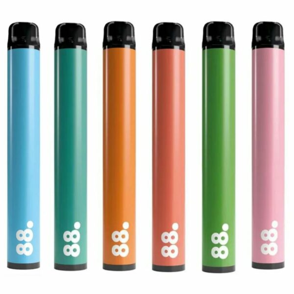 88VAPE 600 DISPOSABLE VAPE KIT 0MG EXP