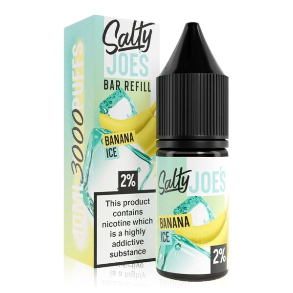 BANANA ICE 10ML NIC SALT JOES SALTY