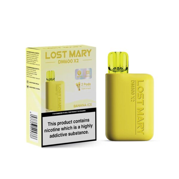 LOST MARY DM600 X2 PREFILLED POD VAPE KIT 20MG - Image 2