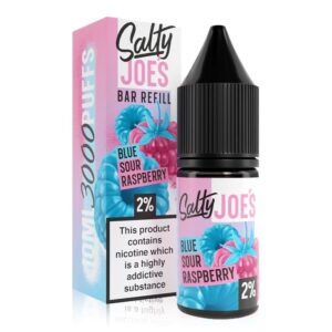BLUE SOUR RASPBERRY 10ML NIC SALT JOES SALTY