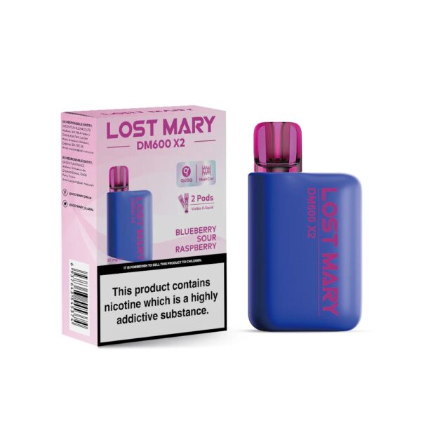 LOST MARY DM600 X2 PREFILLED POD VAPE KIT 20MG - Image 6