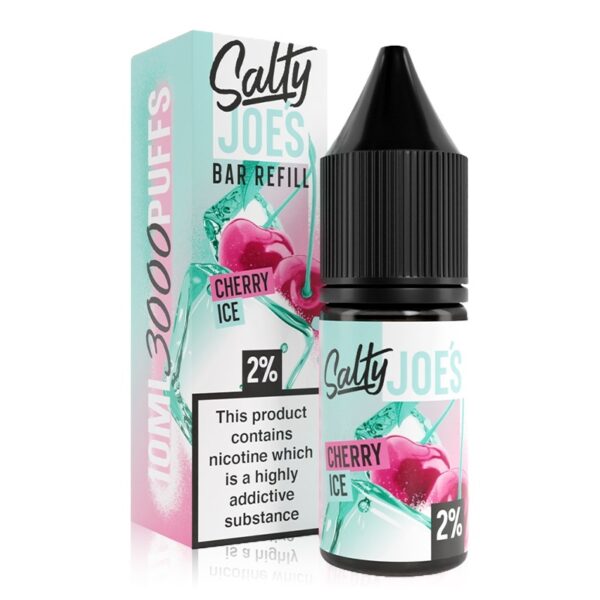 CHERRY ICE 10ML NIC SALT JOES SALTY