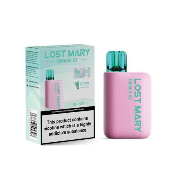 LOST MARY DM600 X2 PREFILLED POD VAPE KIT 20MG - Image 7