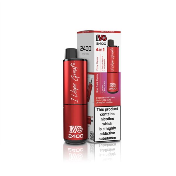 IVG 2400 RECHARGEABLE PREFILLED POD VAPE KIT 20MG - Image 57