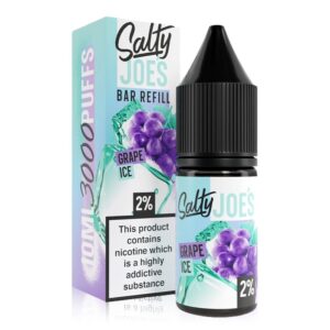 GRAPE ICE 10ML NIC SALT JOES SALTY