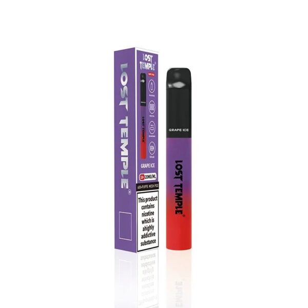 LOST TEMPLE 600 PREFILLED POD VAPE KIT - Image 12