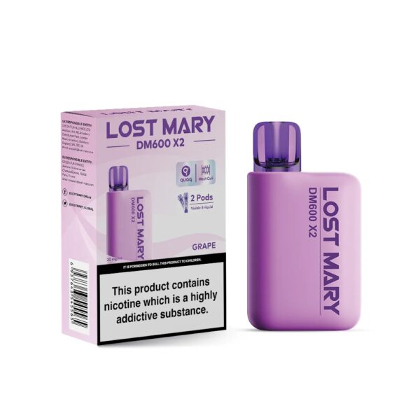 LOST MARY DM600 X2 PREFILLED POD VAPE KIT 20MG - Image 9