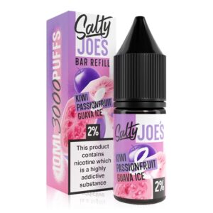 KIWI PASSIONFRUIT GUAVA ICE 10ML NIC SALT JOES SALTY