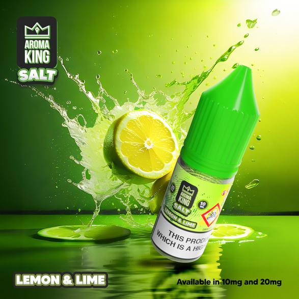 LEMON & LIME 10ML NIC SALT AROMA KING UK Vape Store ECig Clouds