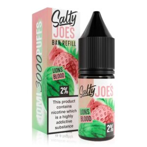 LIONS BLOOD 10ML NIC SALT JOES SALTY