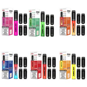 LOST TEMPLE 4 IN 1 2400 PREFILLED POD VAPE KIT 20MG