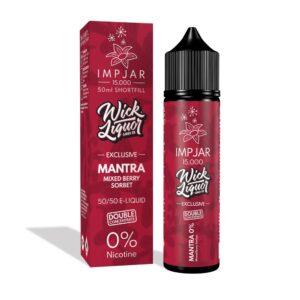 MANTRA 50ML E LIQUID IMP JAR X WICK LIQUOR EXCLUSIVE