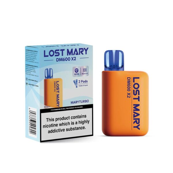 LOST MARY DM600 X2 PREFILLED POD VAPE KIT 20MG - Image 12
