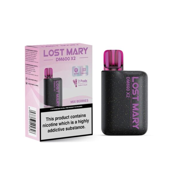 LOST MARY DM600 X2 PREFILLED POD VAPE KIT 20MG - Image 13