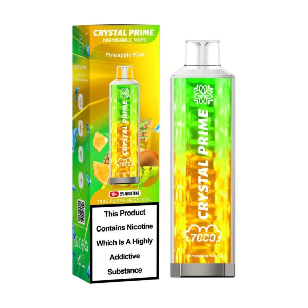 CRYSTAL PRIME 7000 DISPOSABLE VAPE KIT 20MG - Image 6