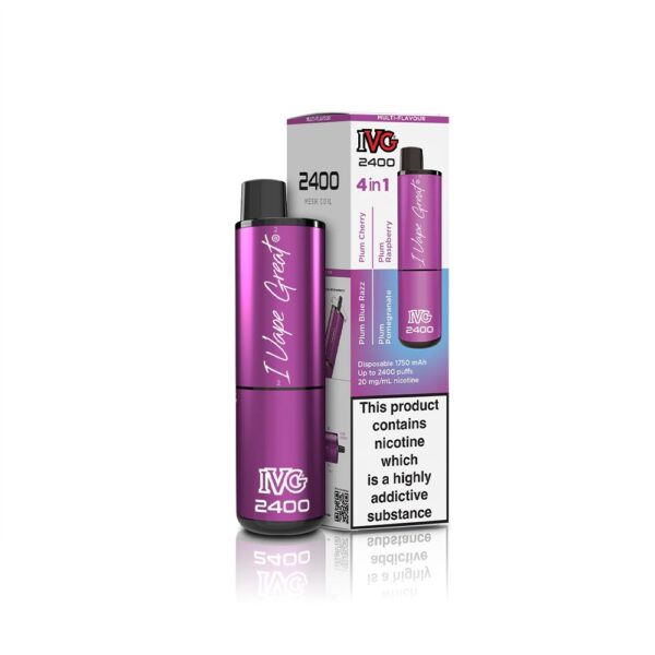 IVG 2400 RECHARGEABLE PREFILLED POD VAPE KIT 20MG - Image 66