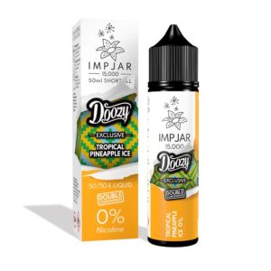 TROPICAL PINEAPPLE ICE 50ML E LIQUID IMP JAR X DOOZY EXCLUSIVE