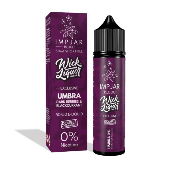 UMBRA 50ML E LIQUID IMP JAR X WICK LIQUOR EXCLUSIVE