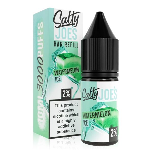 WATERMELON ICE 10ML NIC SALT JOES SALTY