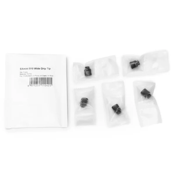 SX PUREMAX REPLACEMENT DRIP TIP 510 WIDE (5 PACK) - Image 4