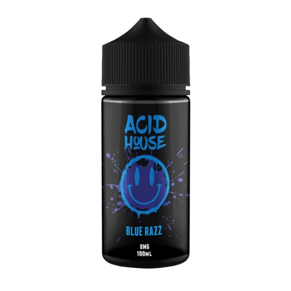 BLUE RAZZ 100ML E LIQUID ACID HOUSE