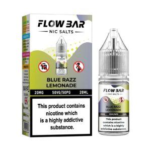 BLUE RAZZ LEMONADE 10ML NIC SALT FLOW BAR