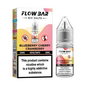 BLUEBERRY CHERRY CRANBERRY 10ML NIC SALT FLOW BAR