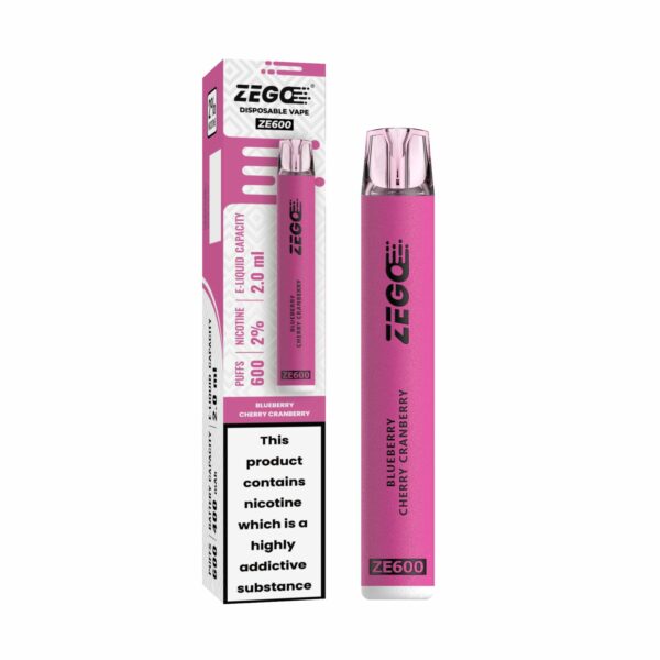 ZEGO ZE600 DISPOSABLE VAPE KIT 20MG - Image 4
