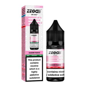 BLUEBERRY PEACH ICE 10ML NIC SALT ZEGO