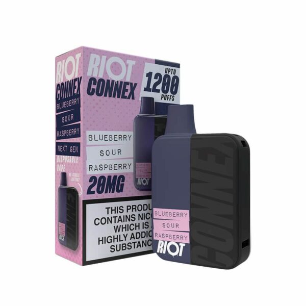 RIOT CONNEX 1200 PREFILLED POD VAPE KIT 20MG - Image 4
