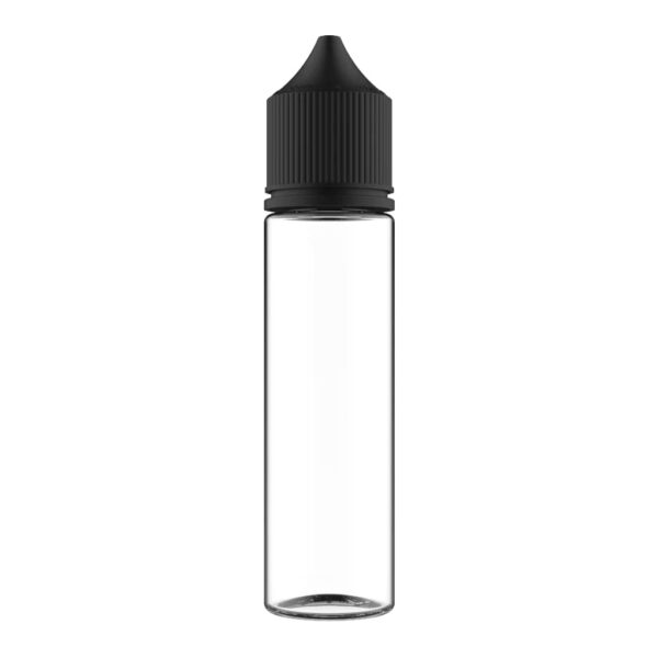 CHUBBY GORILLA 60ML CLEAR V3 BOTTLE WITH BLACK CAP