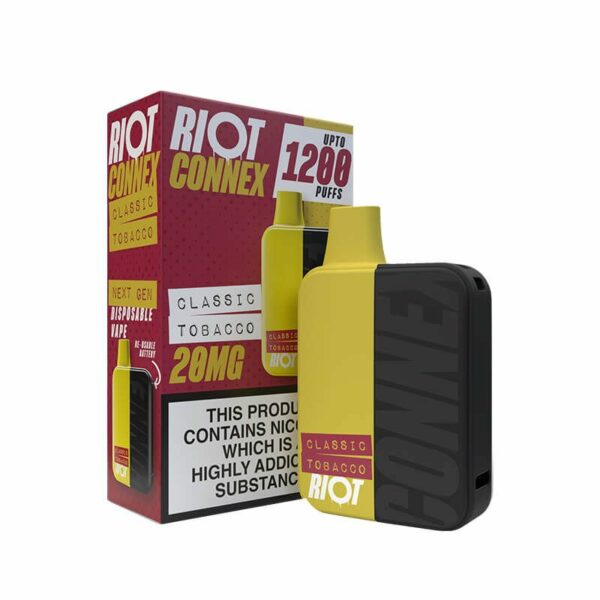 RIOT CONNEX 1200 PREFILLED POD VAPE KIT 20MG - Image 6