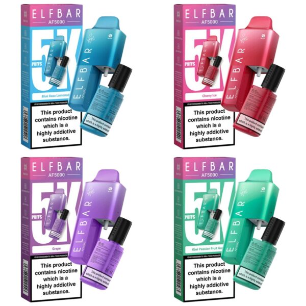 ELF BAR AF5000 PREFILLED POD VAPE KIT 20MG