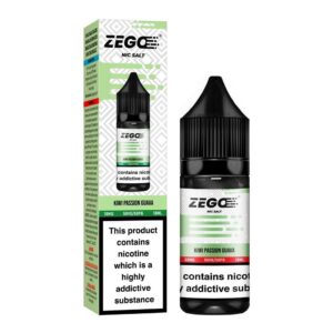 KIWI PASSION GUAVA 10ML NIC SALT ZEGO