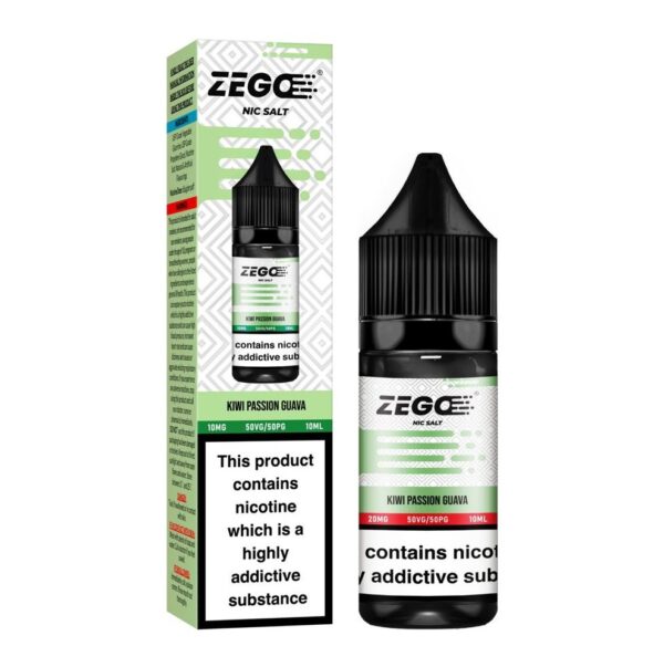 KIWI PASSION GUAVA 10ML NIC SALT ZEGO