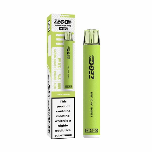 ZEGO ZE600 DISPOSABLE VAPE KIT 20MG - Image 9
