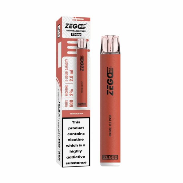 ZEGO ZE600 DISPOSABLE VAPE KIT 20MG - Image 11