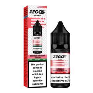 WATERMELON STRAWBERRY BUBBLEGUM 10ML NIC SALT ZEGO