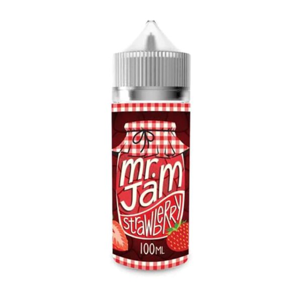 STRAWBERRY 100ML E LIQUID MR JAM