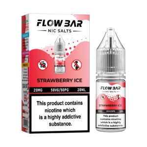 STRAWBERRY ICE 10ML NIC SALT FLOW BAR