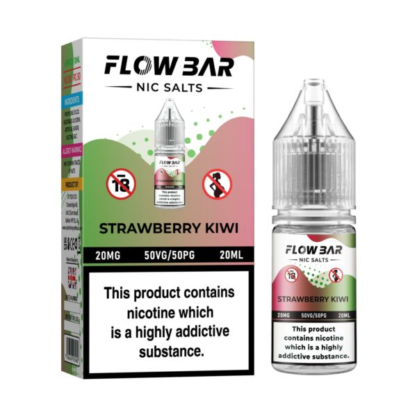 STRAWBERRY KIWI 10ML NIC SALT FLOW BAR