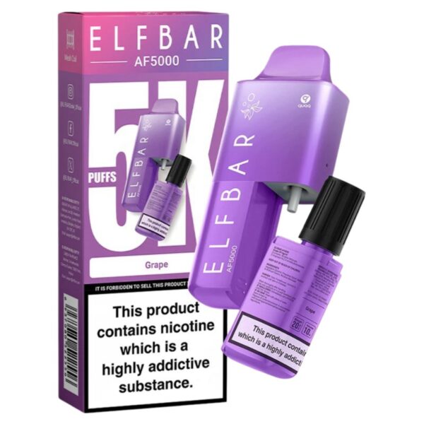 ELF BAR AF5000 PREFILLED POD VAPE KIT 20MG - Image 48