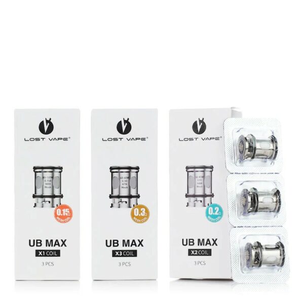 LOST VAPE UB MAX REPLACEMENT COILS (3 PACK)