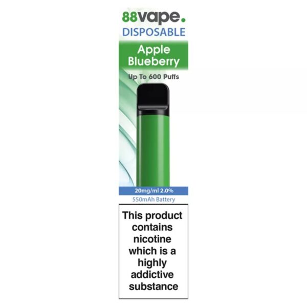 88VAPE 600 DISPOSABLE VAPE KIT 20MG - Image 7